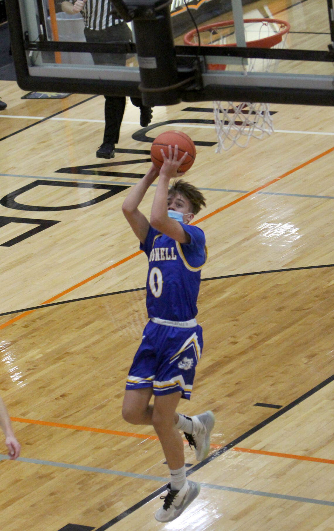 McDonell boys basketball at Osseo-Fairchild 1-11-21